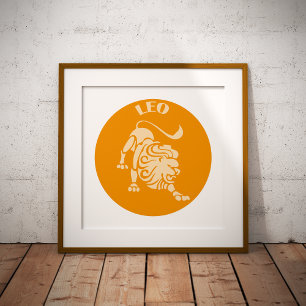 Leo, Zodiac Sign, Horoscope, Astrology Photo Print