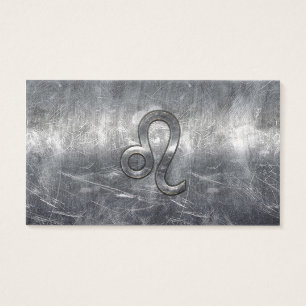 Leo Zodiac Sign in Grunge Distressed Style