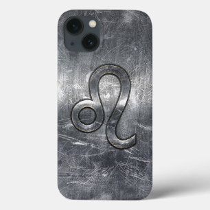 Leo Zodiac Sign in Industrial Style iPhone 13 Case