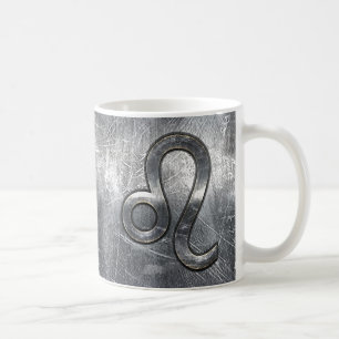 Leo Zodiac Sign in Industrial Style Coffee Mug