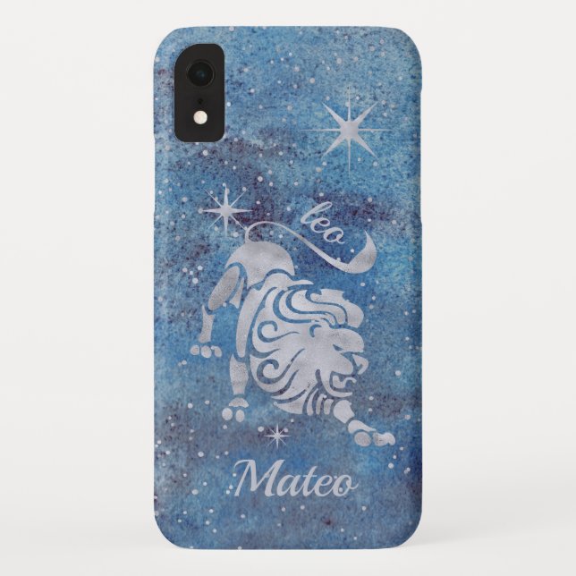 Leo Zodiac Sign iPhone XR Case (Back)