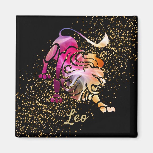 Leo - Zodiac Sign Magnet (Front)