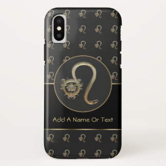 Leo Zodiac Sign Personalised iPhone X Case