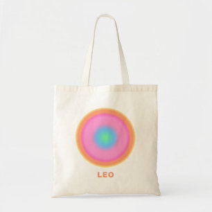 Leo Zodiac Sign Stylish Gradient  Tote Bag
