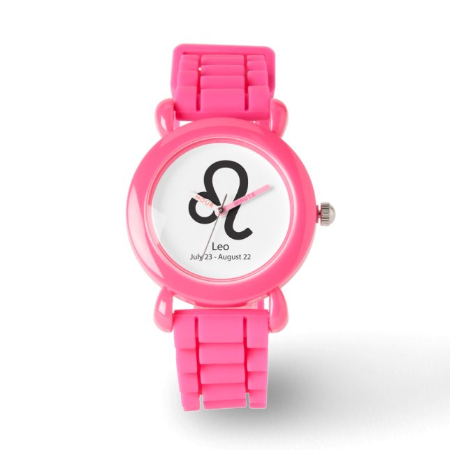 Leo Zodiac Sign Watch (Front)