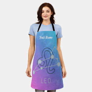 Leo Zodiac Star Sign Horoscope Constellation Apron
