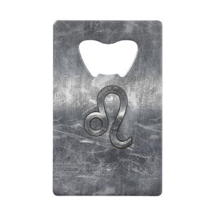 Leo Zodiac Symbol in Grunge Distressed Style