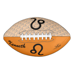 Leo Zodiac Symbol Standard by Kenneth Yoncich Football