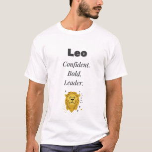 Leo Zodiac T-Shirt – Confident, Bold, Leader Lio