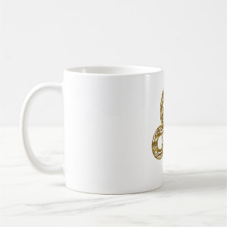 Leo Zodiac - Tribal Gold Coffee Mug