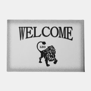 Leo Zodiac Welcome Mat