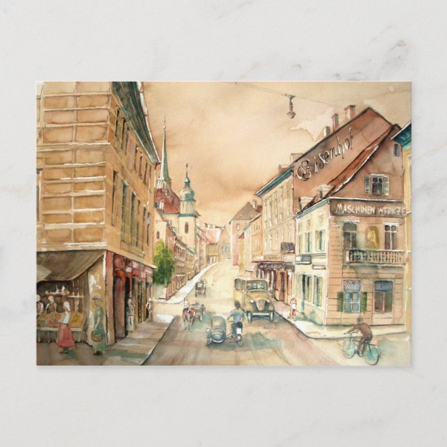 Leoben (7) postcard (Front)
