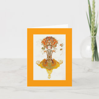 Leon Bakst Ballet Card