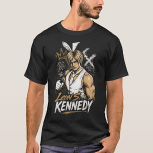 Leon Horror Kennedy Art 07 Basic Dark T-Shirt