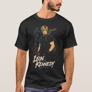 Leon Horror Kennedy Art 14 Basic Dark T-Shirt