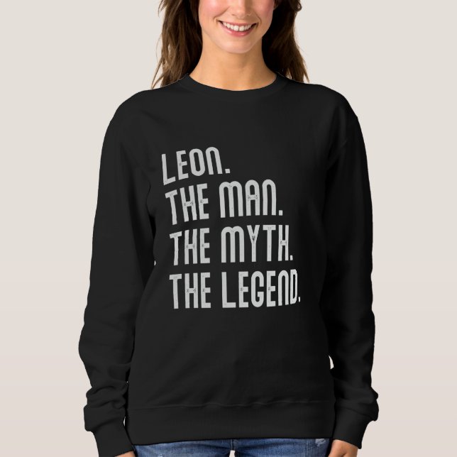 Leon Man Myth Legend Shirt Gifts For Mens Funny Le (Front)