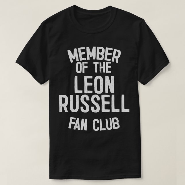 Leon Russell Fan Club T-Shirt (Design Front)