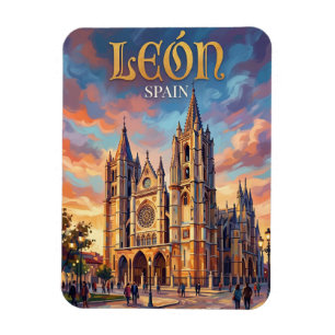 León Spain Magnet