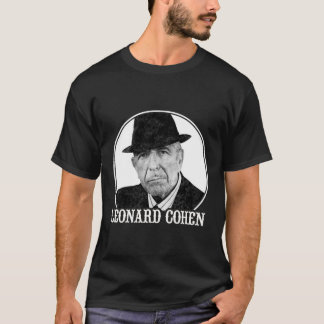 Leonard Cohen Art 60s Style T-Shirt