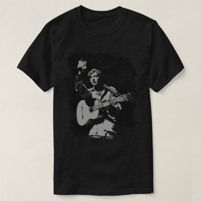 Leonard Cohen Retro poster T-Shirt (Design Front)