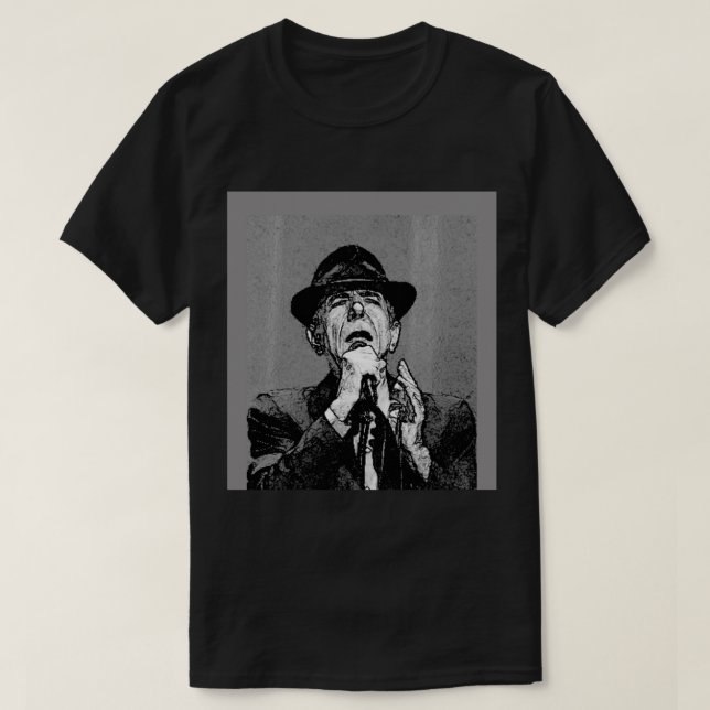 Leonard Cohen Sleeveless Top (Design Front)