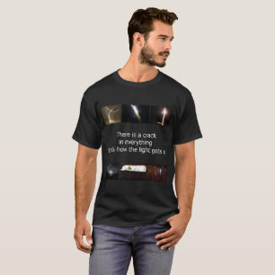 -Leonard Cohen - There is a Crack in Everything T-Shirt