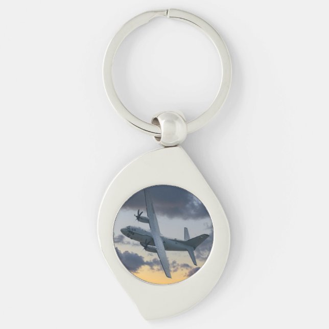 Leonardo C-27J Spartan Key Ring (Front)