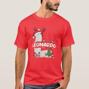 Leonardo Christmas Shirt w Leonardo Name for funny