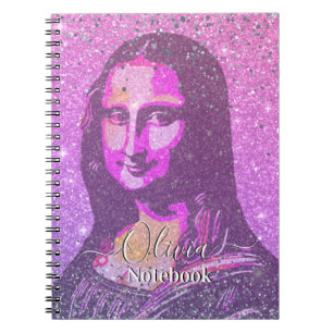 Leonardo Da Vinci Abstract Mona Lisa Notebook