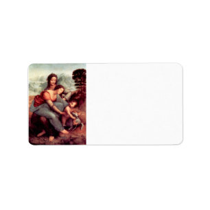 Leonardo da Vinci - Anna Selbdritt 2 Label