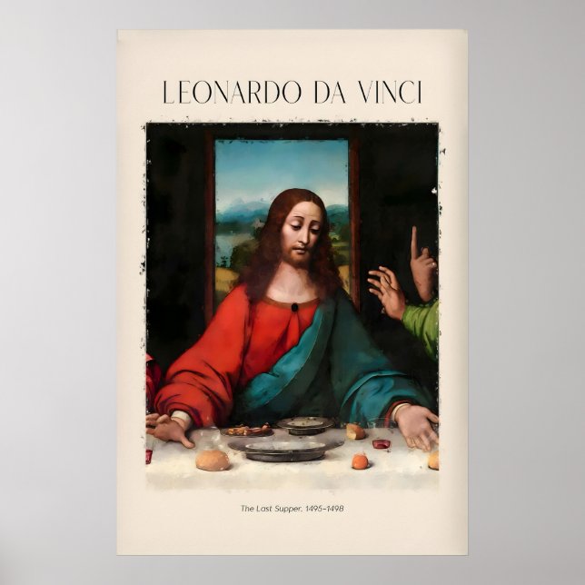 Leonardo da Vinci Art Print - The Last Supper (Front)