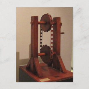 Leonardo Da Vinci Design Postcard