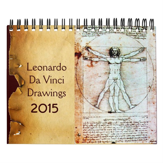 LEONARDO DA VINCI  Drawings 2015 Calendar (Cover)