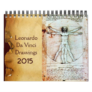 LEONARDO DA VINCI  Drawings 2015 Calendar