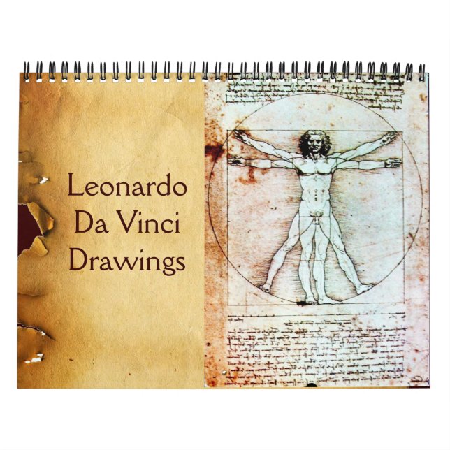 LEONARDO DA VINCI  Drawings 2017 Calendar (Cover)