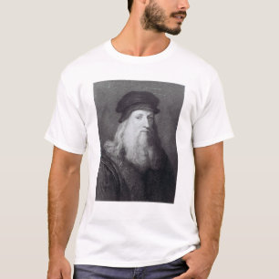 Leonardo da Vinci, engraved by Raphael T-Shirt