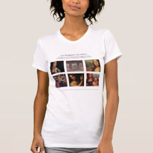 Leonardo da Vinci Famous Paintings T-Shirt