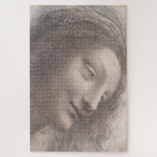 Leonardo da Vinci Head of the Virgin – Renaissance Jigsaw Puzzle