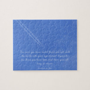Leonardo Da Vinci inspirational flight quote Jigsaw Puzzle
