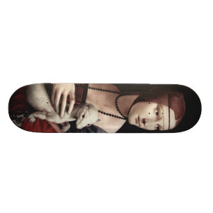 Leonardo Da Vinci - Lady with an Ermine Skateboard