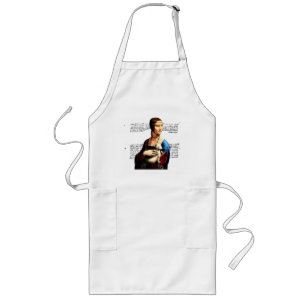 Leonardo da Vinci Lady with Ermine Long Apron