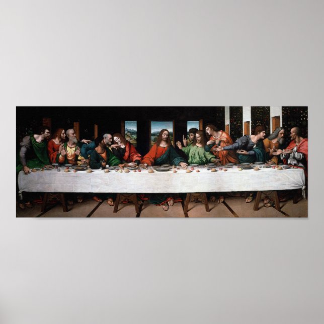 Leonardo da Vinci - Last Supper Renaissance Art Poster (Front)