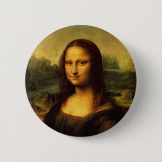 Leonardo Da Vinci - Mona Lisa 6 Cm Round Badge