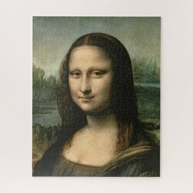 Leonardo da Vinci | Mona Lisa, c.1503-6 Jigsaw Puzzle (Vertical)