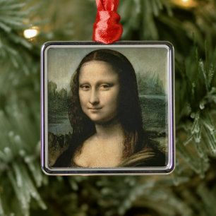 Leonardo da Vinci Mona Lisa, c.1503-6 Metal Ornament