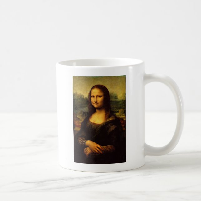Leonardo da Vinci, Mona Lisa Coffee Mug (Right)