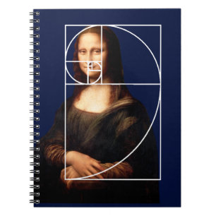 Leonardo da Vinci Mona Lisa Fibonacci Sequence Notebook