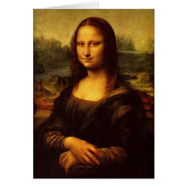 Leonardo Da Vinci Mona Lisa Fine Art Painting (Front)