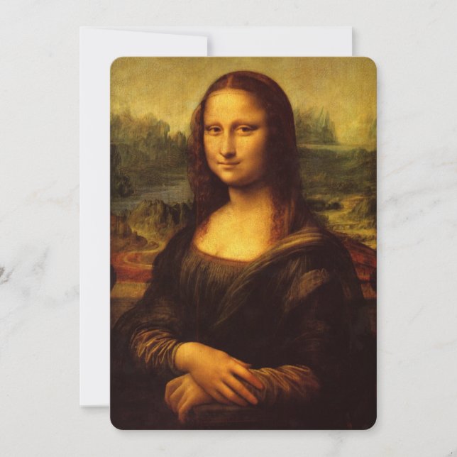 Leonardo Da Vinci Mona Lisa Fine Art Painting (Front)