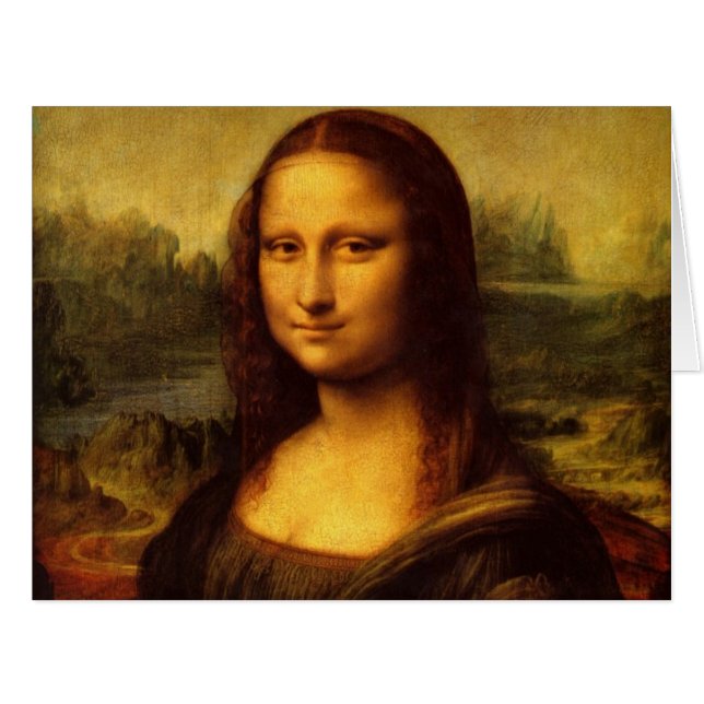 Leonardo Da Vinci Mona Lisa Fine Art Painting (Front Horizontal)